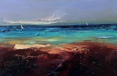 Print of Impressionism Seascape Paintings by Mariusz Piatkowski