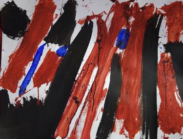 Original Abstract Expressionism Abstract Painting by Daniel Odier