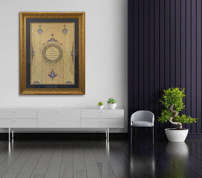 Original Contemporary Calligraphy Painting by Eirene Tower