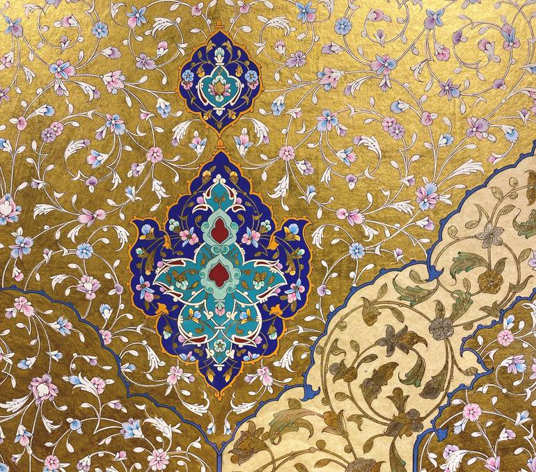 Original Contemporary Calligraphy Painting by Eirene Tower