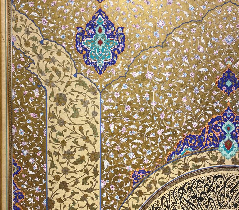 Original Contemporary Calligraphy Painting by Eirene Tower