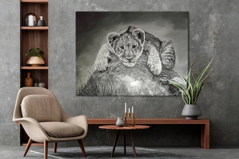 Original Contemporary Animal Drawing by Elena Chelovechkova