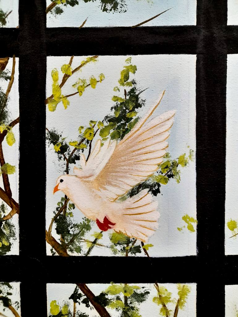 Original Conceptual Nature Painting by Asma Saeed