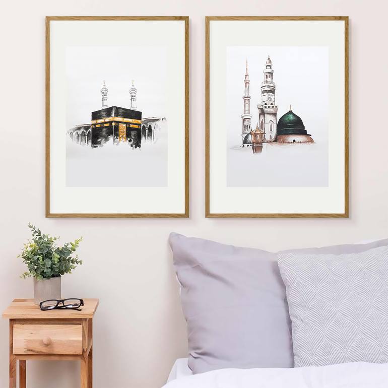 Original Realism Religion Painting by Asma Saeed