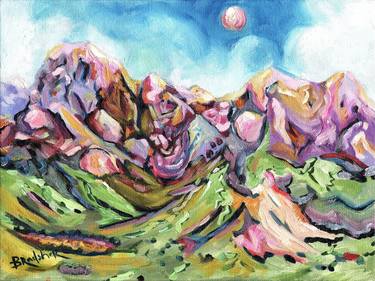 Original Expressionism Landscape Paintings by Michelle Moseley Bradsher
