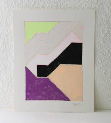 Original Geometric Abstract Painting by Johanna Boccardo