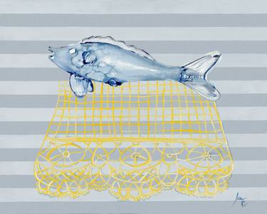 Print of Fish Paintings by Jeanina Rat