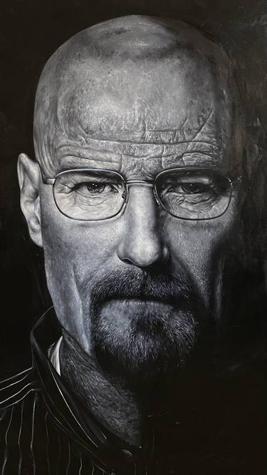 Walter White/Breaking Bad, oil on canvas 150x100cm thumb