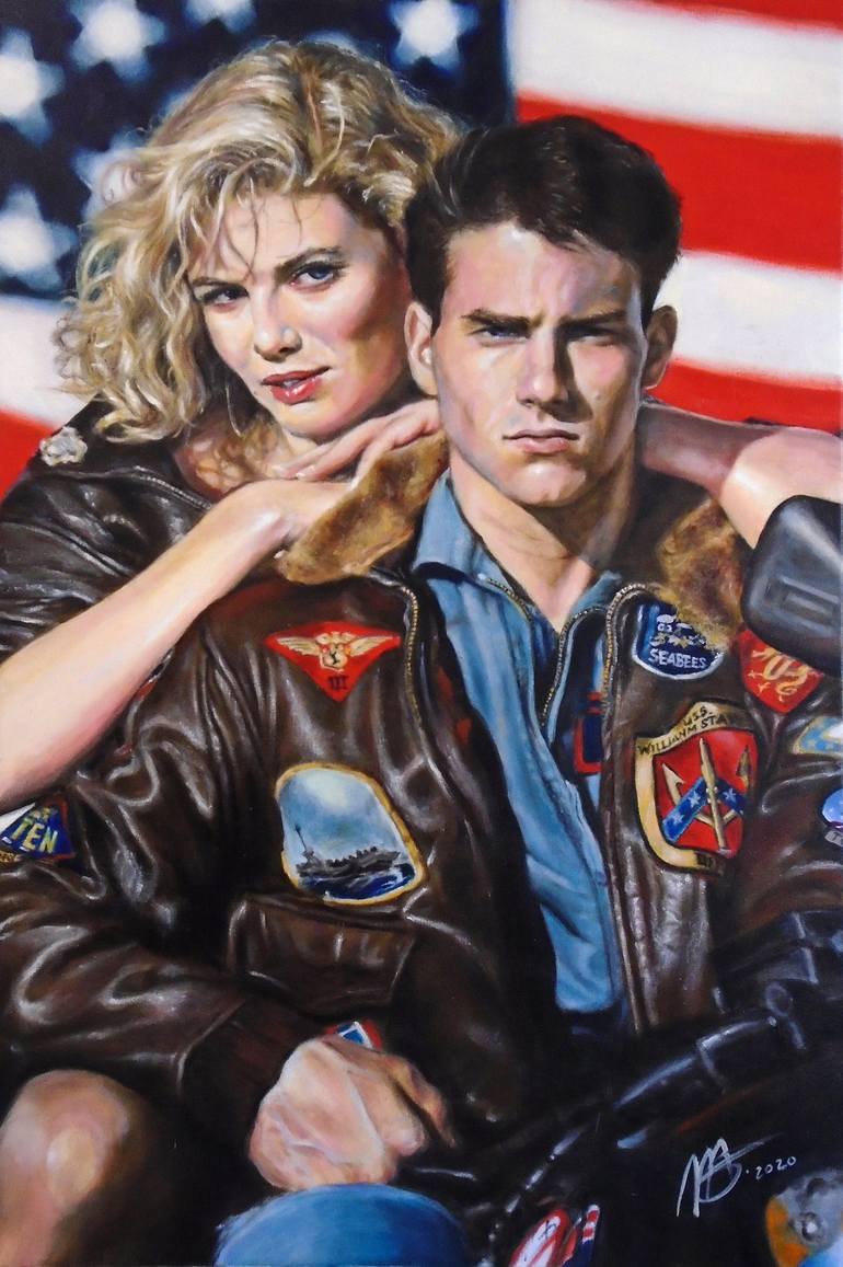 TopGun Painting by Miguel Angel Garcia Saatchi Art