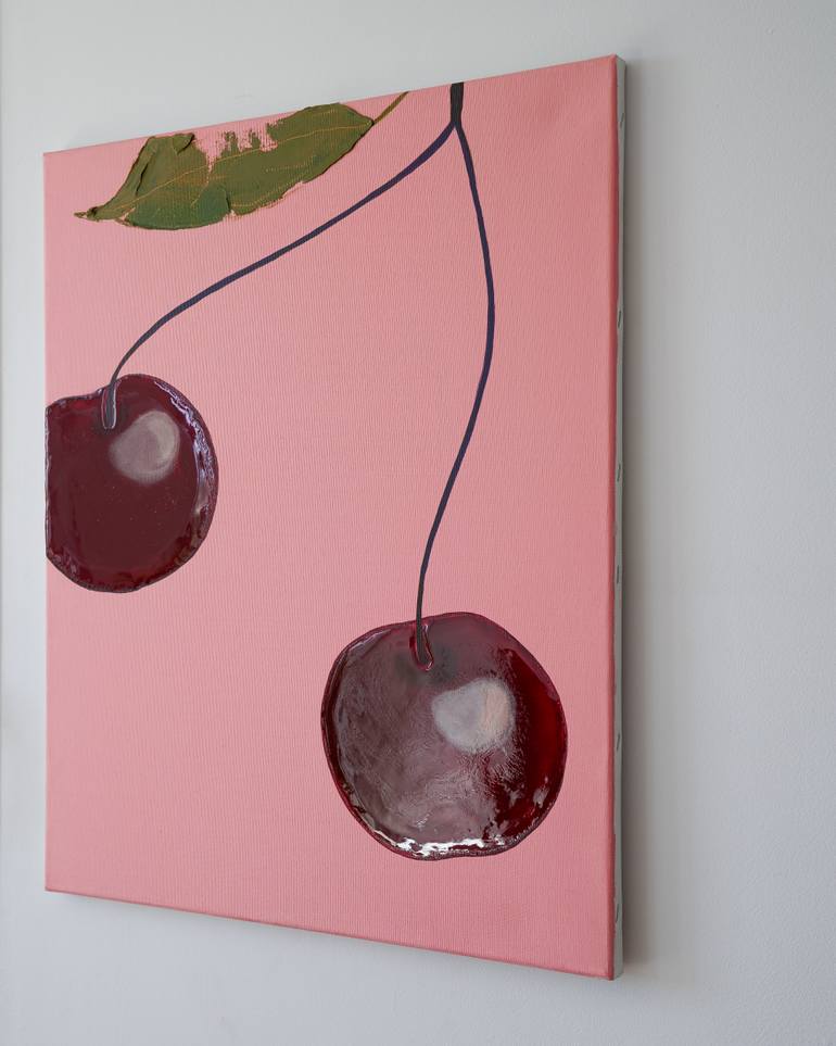 Original Abstract Expressionism Botanic Painting by Alina Zaikina