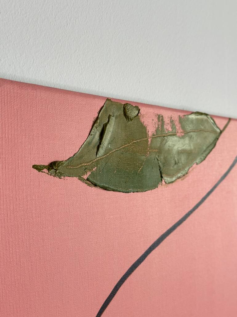 Original Abstract Expressionism Botanic Painting by Alina Zaikina