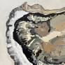 White Gold Oyster I, detail