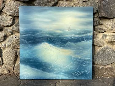 Print of Realism Seascape Paintings by Svitlana Hrytsenko