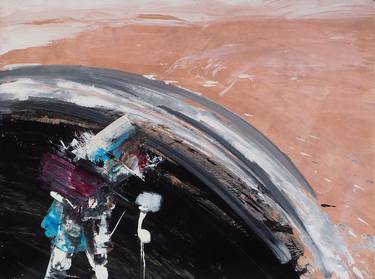 Original Expressionism Outer Space Paintings by Ludwig Zeininger