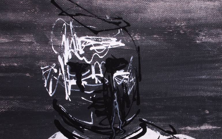 Original Expressionism People Painting by Ludwig Zeininger