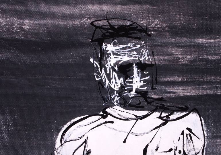 Original Expressionism People Painting by Ludwig Zeininger