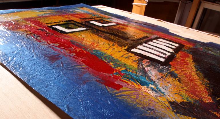 Original Expressionism Humor Painting by Ludwig Zeininger