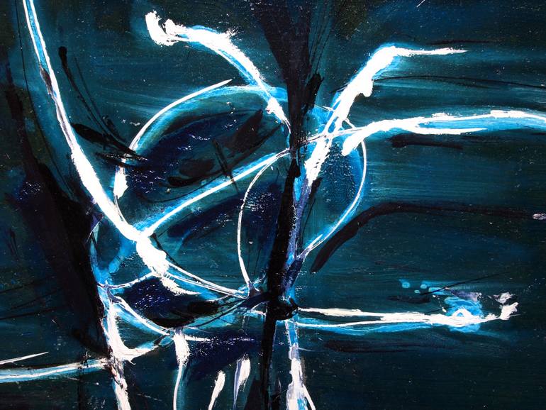 Original Abstract Expressionism Abstract Painting by Ludwig Zeininger