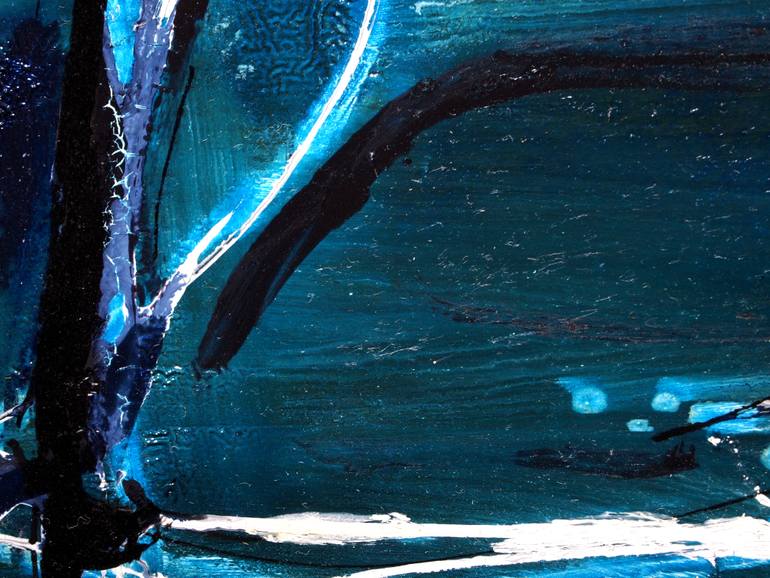 Original Abstract Expressionism Abstract Painting by Ludwig Zeininger