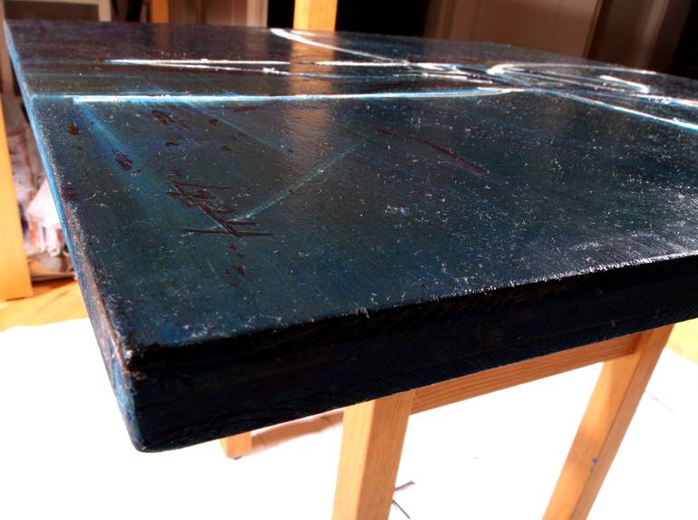 Original Abstract Expressionism Abstract Painting by Ludwig Zeininger