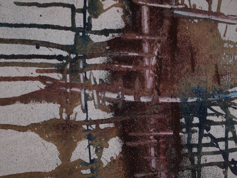 Original Abstract Expressionism Abstract Painting by Ludwig Zeininger