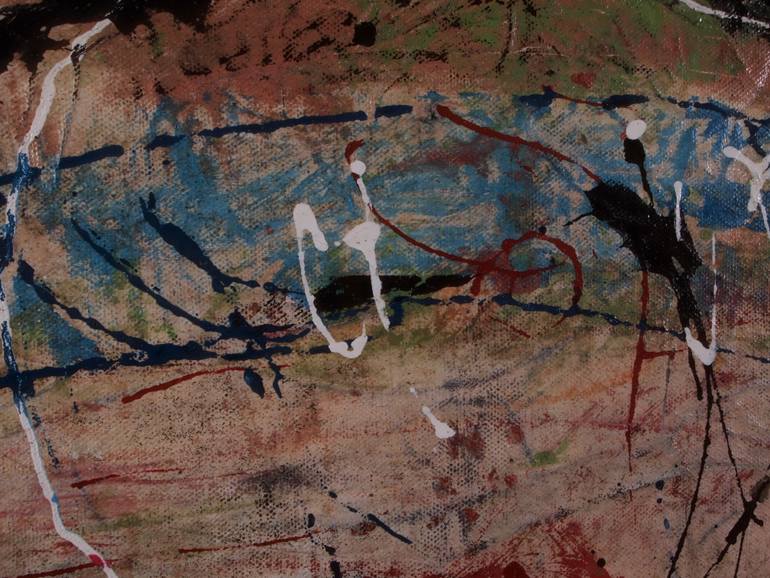 Original Abstract People Painting by Ludwig Zeininger