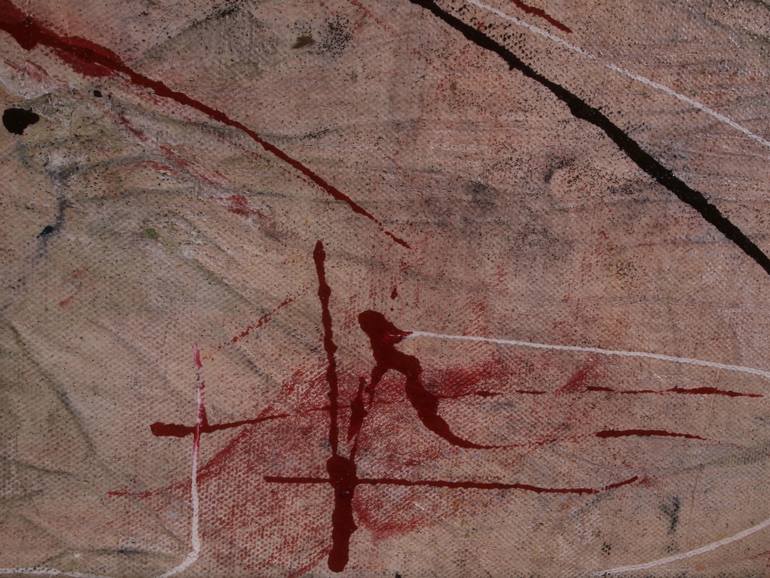 Original Abstract People Painting by Ludwig Zeininger