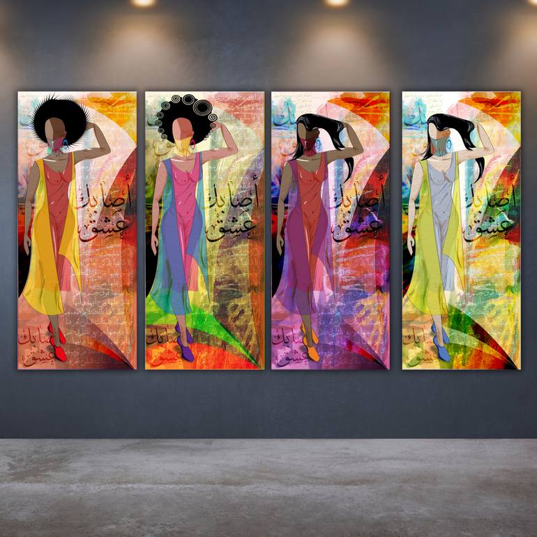 Original Figurative Women Digital by Nael Essa