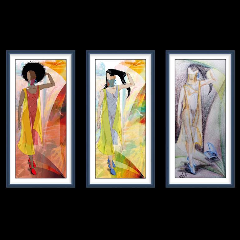 Original Figurative Women Digital by Nael Essa