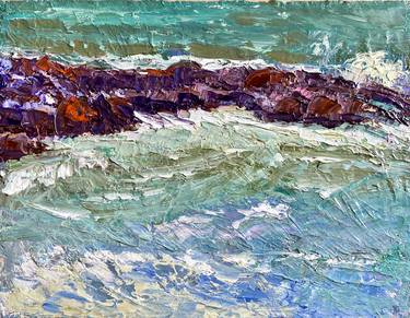Original Expressionism Seascape Paintings by Alice Chen