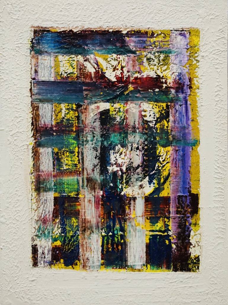 Original Abstract Expressionism Abstract Painting by Bertie Fritsch