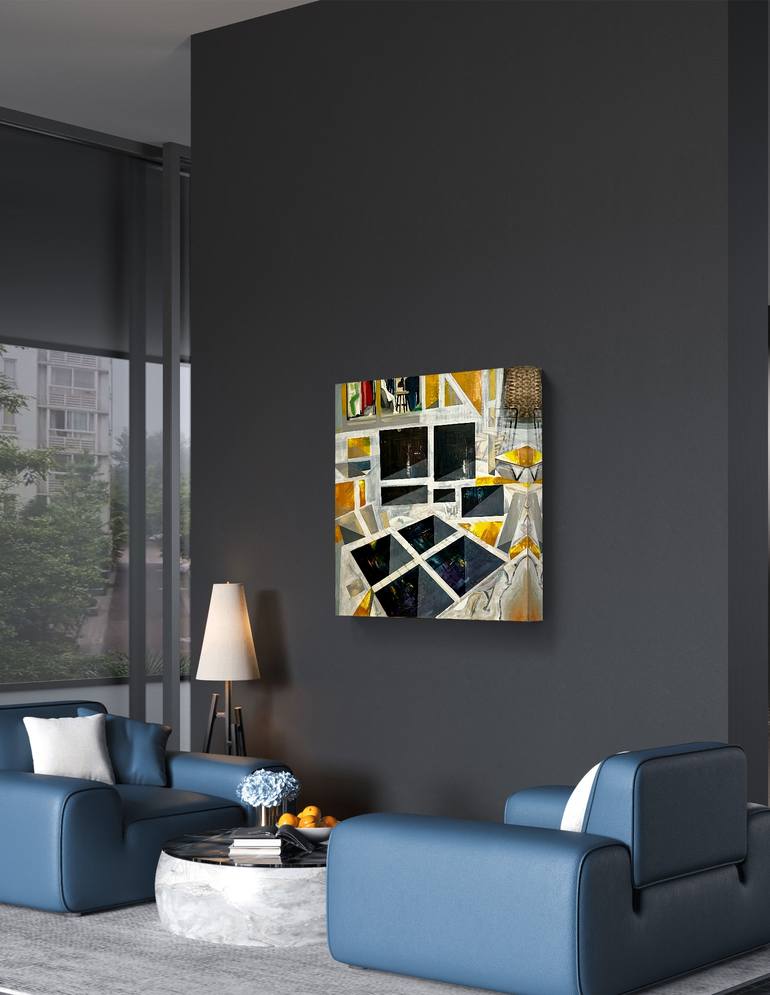 Original Abstract Expressionism Abstract Painting by Bertie Fritsch