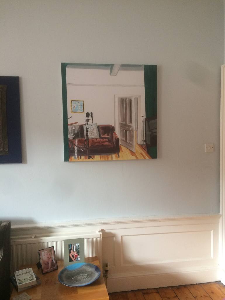 Original Impressionism Interiors Painting by Bertie Fritsch