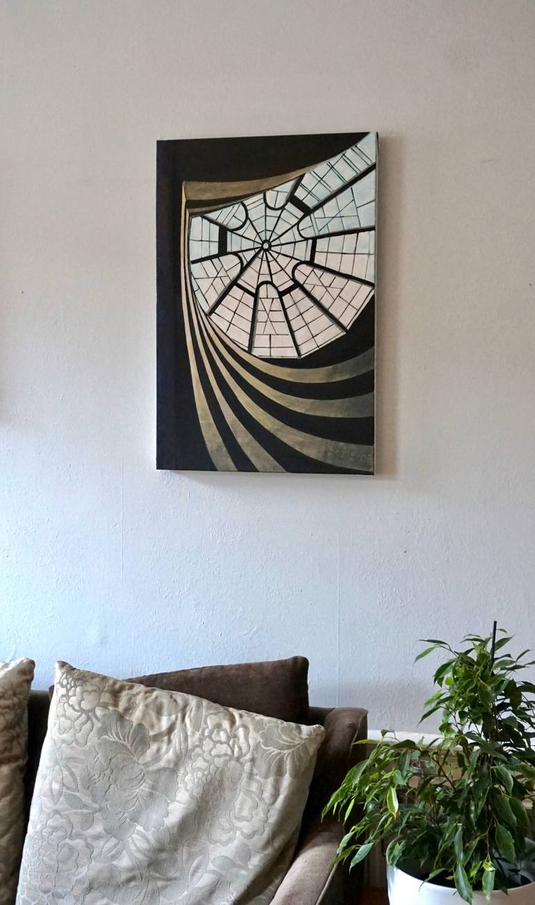 Original Impressionism Architecture Painting by Bertie Fritsch