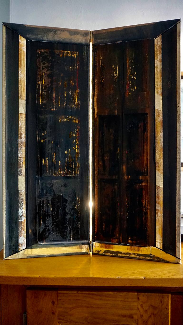 Original Abstract Expressionism Light Painting by Bertie Fritsch