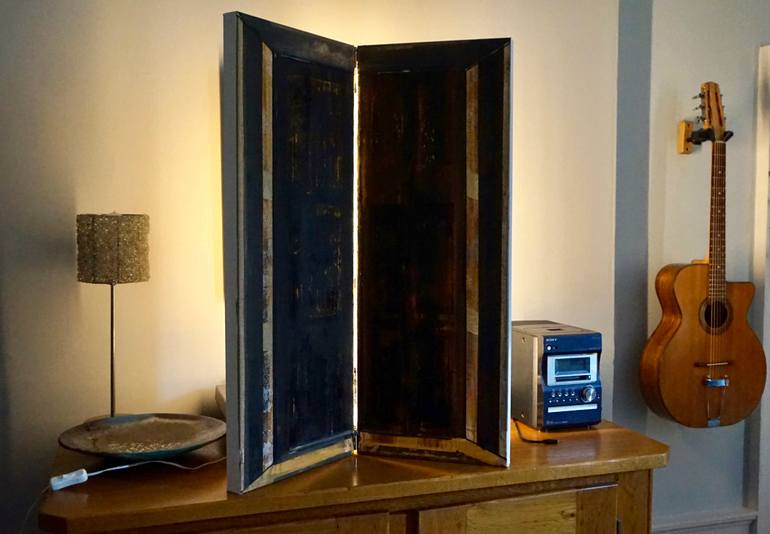 Original Abstract Expressionism Light Painting by Bertie Fritsch