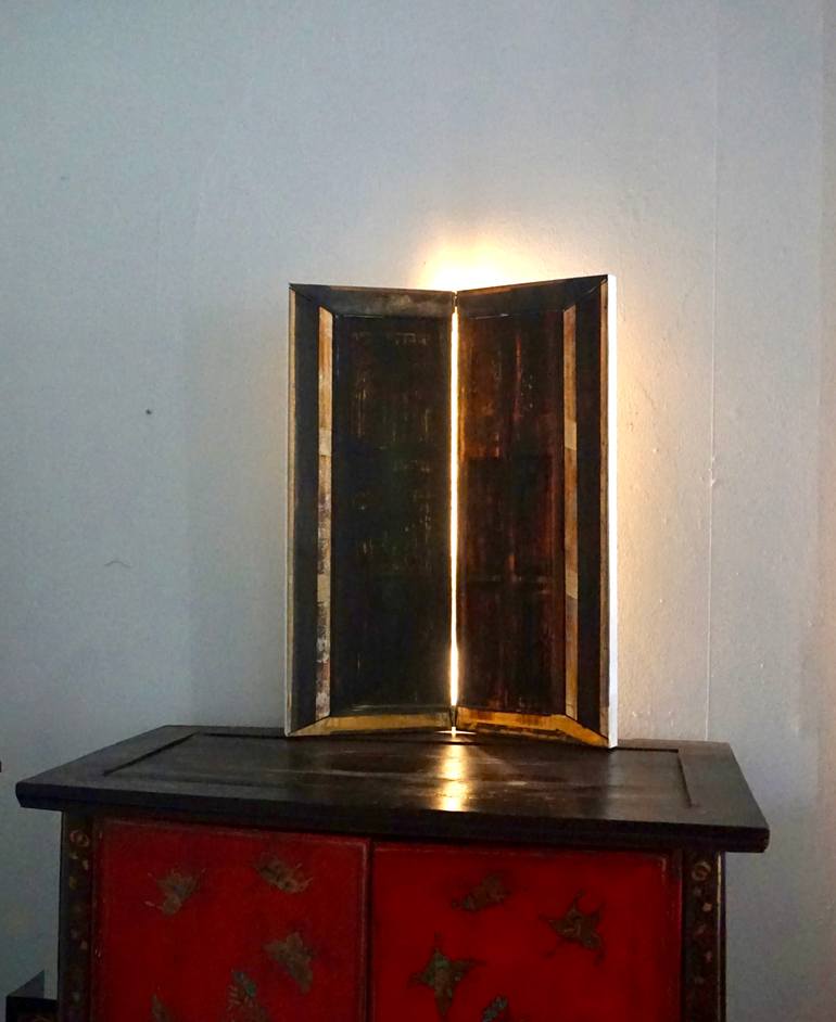 Original Abstract Expressionism Light Painting by Bertie Fritsch