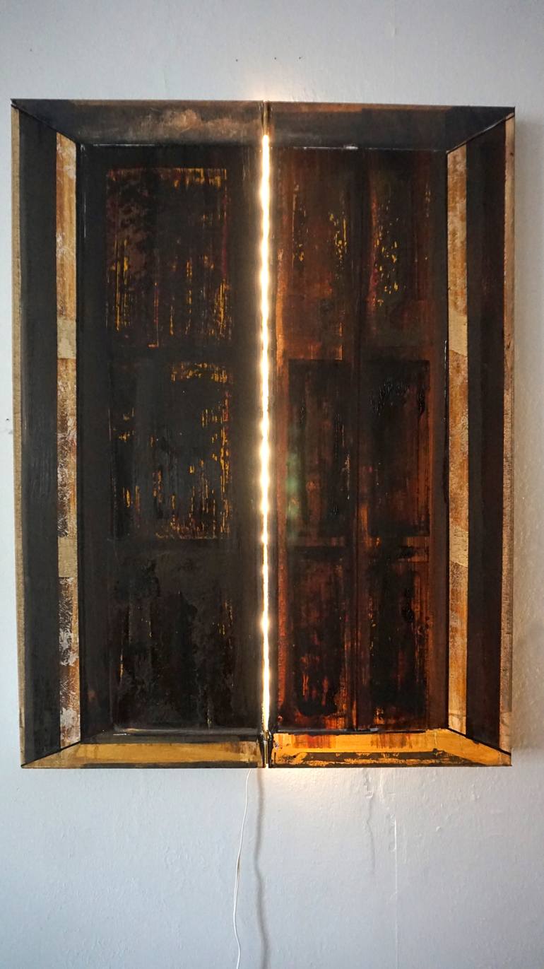 Original Abstract Expressionism Light Painting by Bertie Fritsch