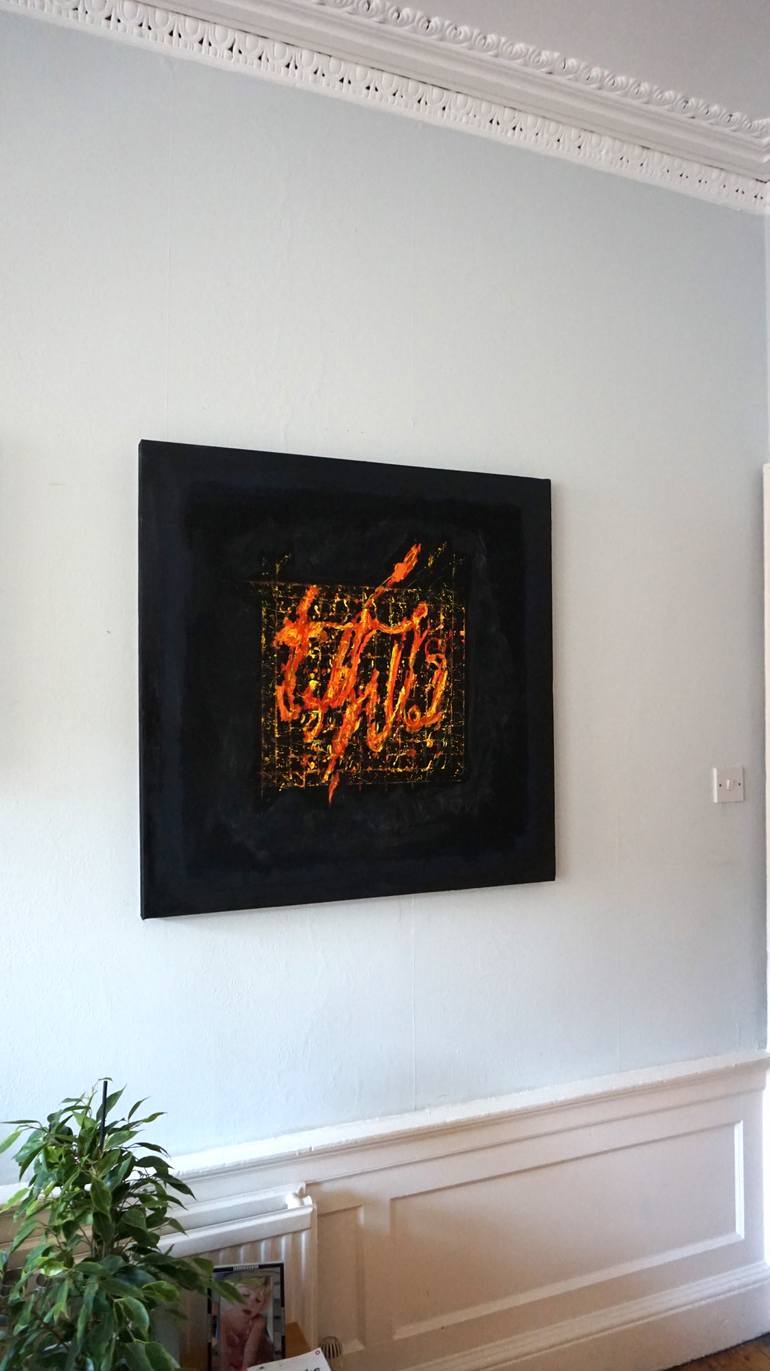 Original Abstract Expressionism Abstract Painting by Bertie Fritsch