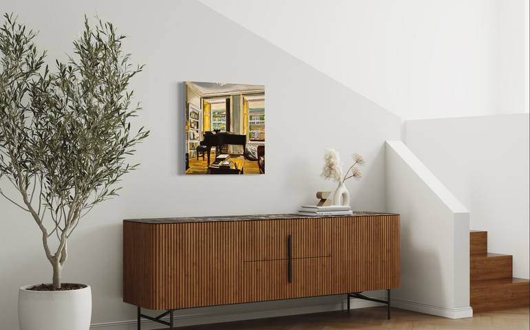 Original Contemporary Interiors Painting by Bertie Fritsch