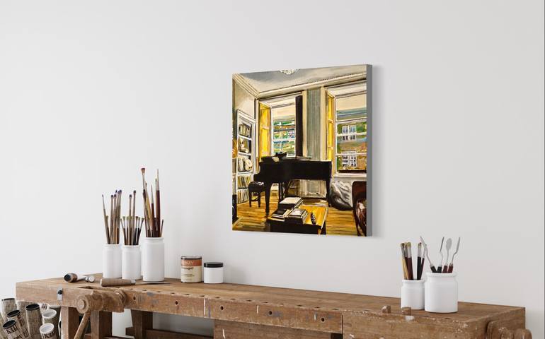 Original Contemporary Interiors Painting by Bertie Fritsch