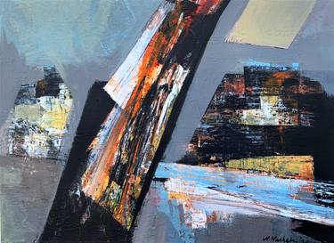 Original Abstract Paintings by Nusret Nishefci