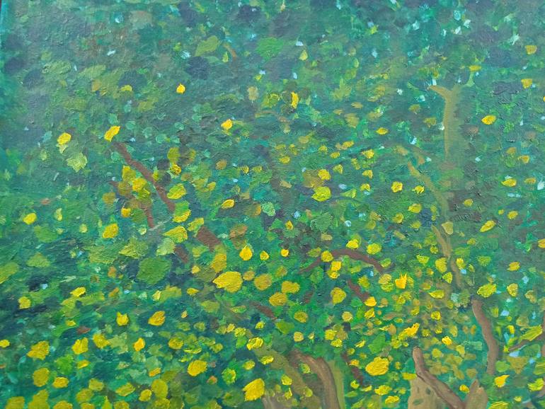 Original Expressionism Landscape Painting by Mark Andrew Chamberlain