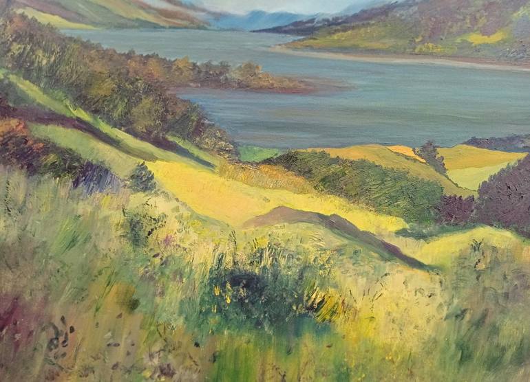 Original Expressionism Landscape Painting by Mark Andrew Chamberlain