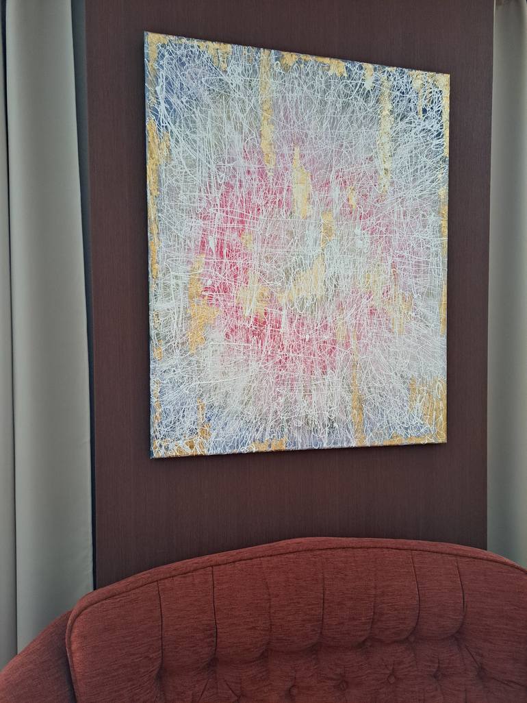 Original Abstract Expressionism Abstract Painting by Lina Videckienė