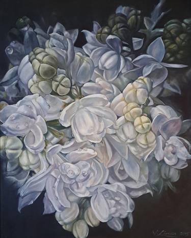 Original Conceptual Floral Paintings by Lina Videckienė