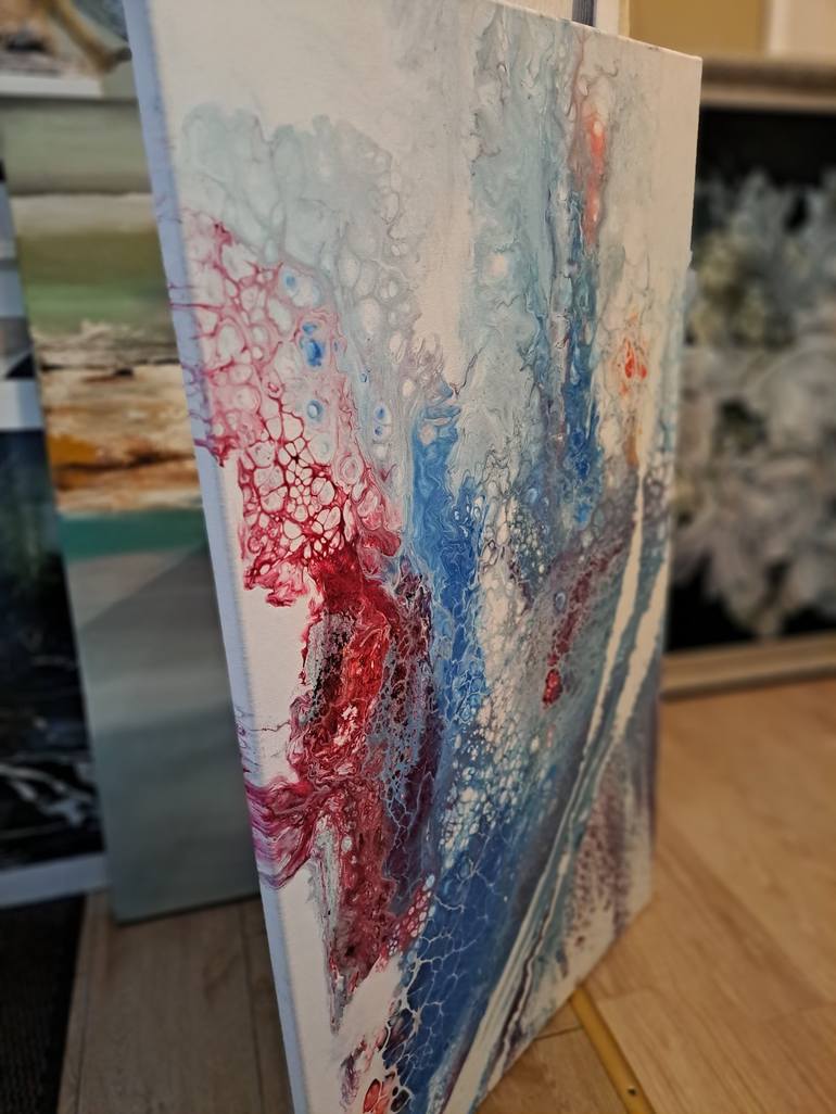 Original Contemporary Abstract Painting by Lina Videckienė