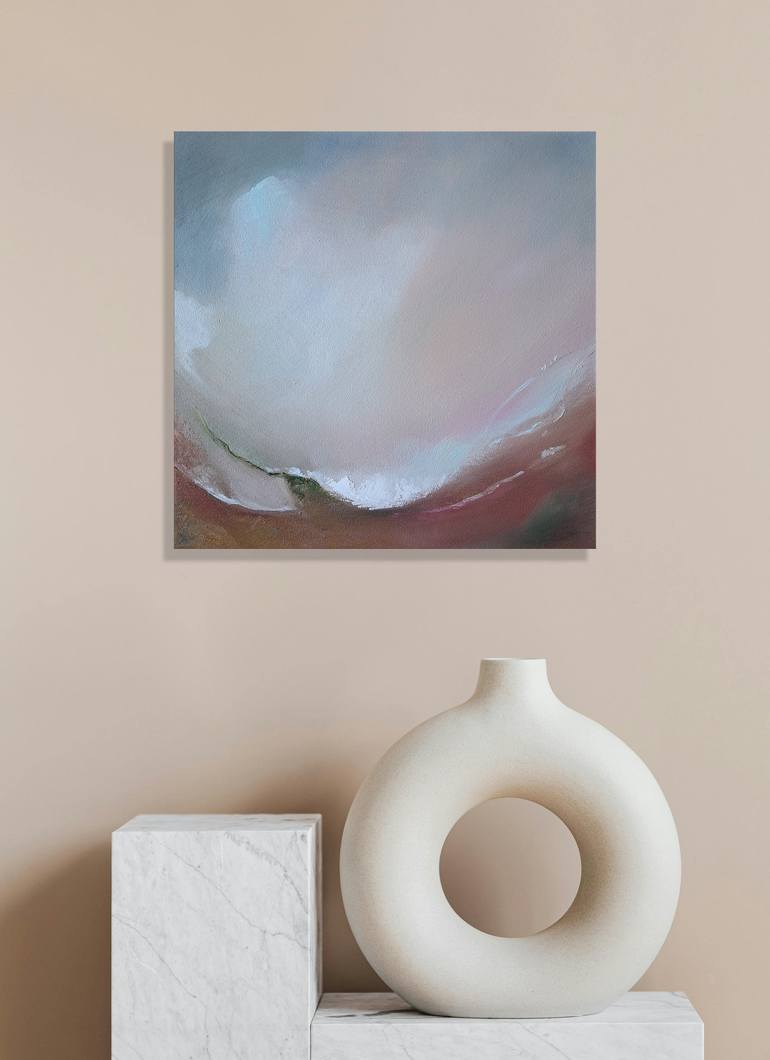 Original Minimalism Abstract Painting by Lina Videckienė