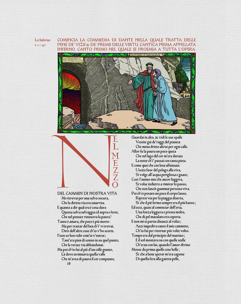 PDF) Dante's Inferno. Canto V in text and image