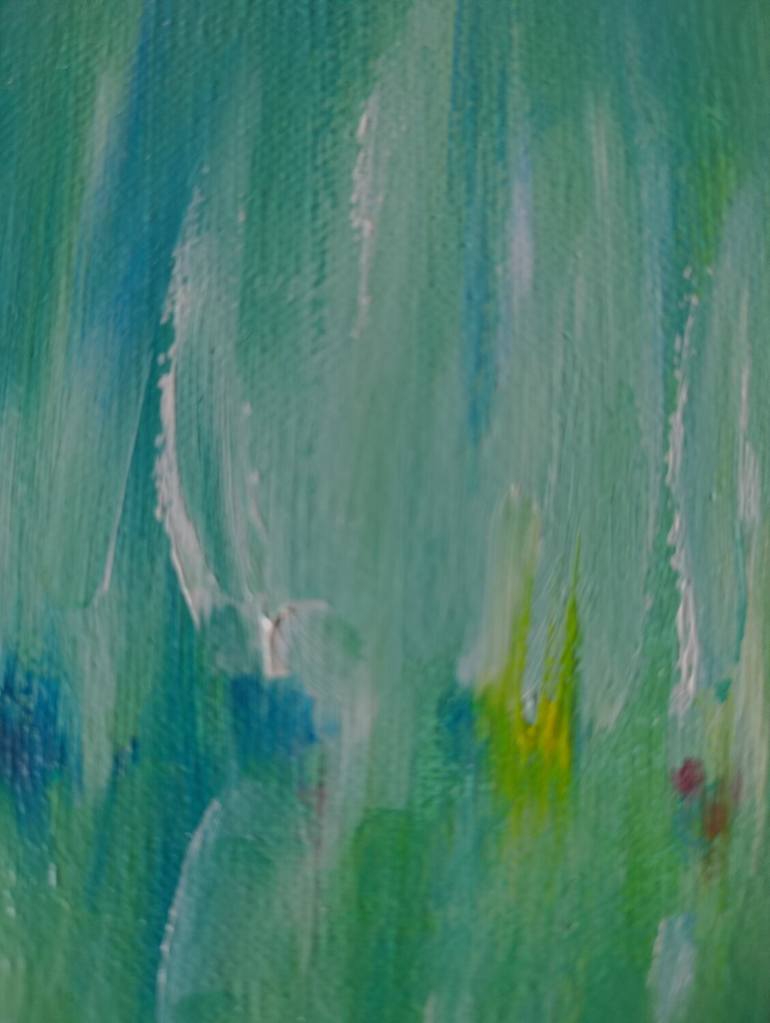 Original Abstract Seascape Painting by Theodora Bernardini